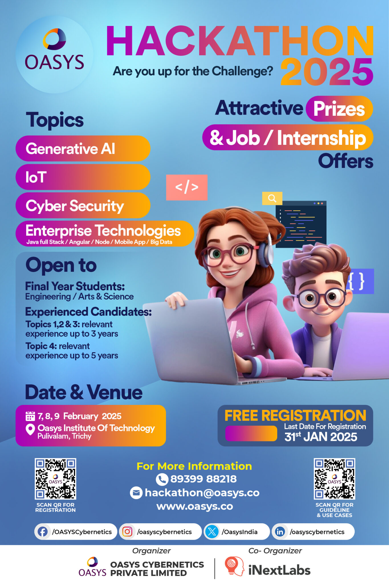 Openweaver hackathon blog mec edu in
